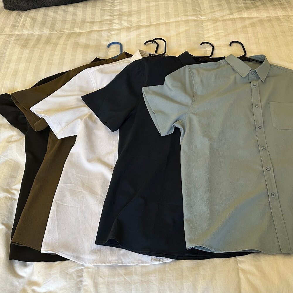 Mens Button Down Shirts (Bundle of 5)